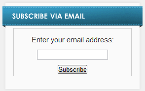 how to add rss email subscription box to website