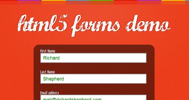 html5 email validation