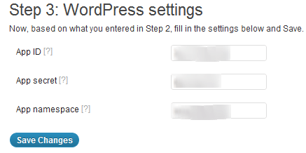 Facebook Plugin Settings wordpress Facebook Plugin Settings wordpress