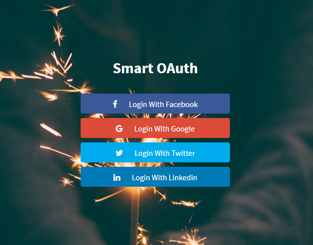 Facebook, Google, Twitter Linkedin OAuth 2 login PHP Script