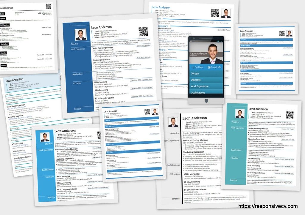 Resume Templates Responsive CV